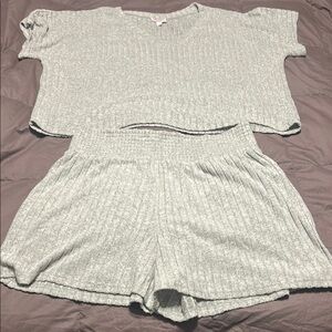 Women's Gray Lounge Set